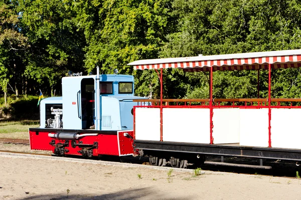 Ferrocarril de vía estrecha, St-Troyan-Les-Bains, Poitou-Charentes, Fra —  Fotos de Stock