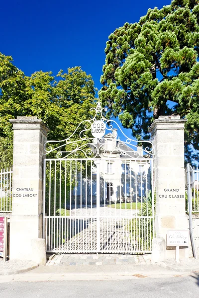 Château cos, regio van bordeaux, Frankrijk — Stockfoto