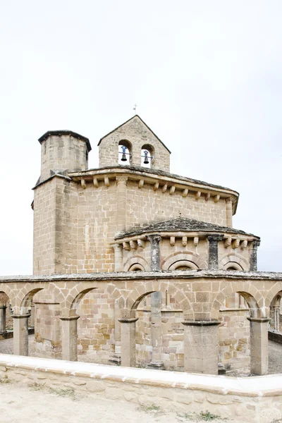 Kerk van saint mary van eunate, weg naar santiago de compostela, — Stockfoto