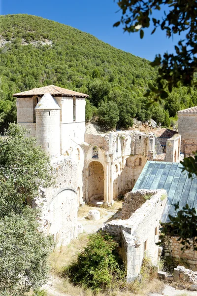 San pedro de arlanza klooster, Castilië en leon, Spanje — Stockfoto