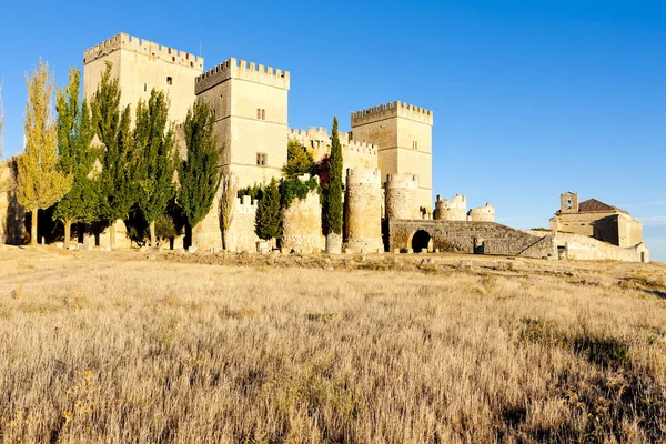 Ampudia Kalesi, Kastilya ve Leon, İspanya — Stok fotoğraf