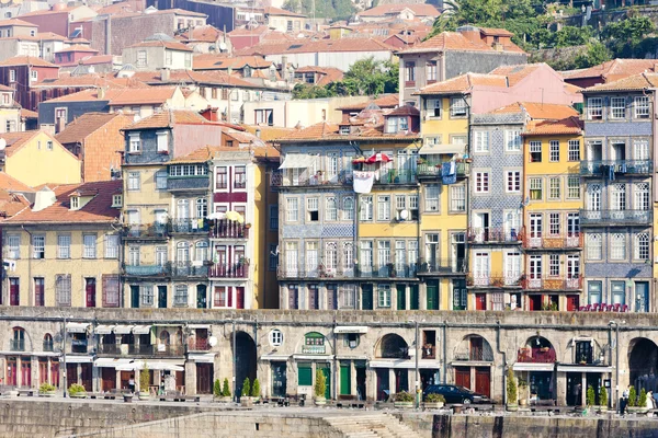 Kwartaal van ribeira, porto, portugal — Stockfoto