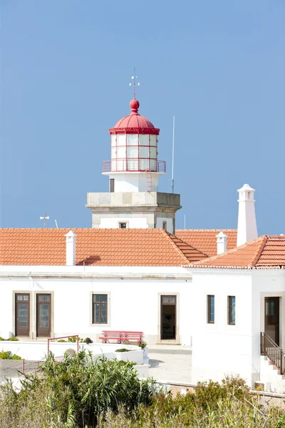 Deniz feneri cabo mondego, Portekiz — Stok fotoğraf