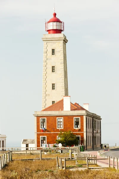 Faro en Sao Pedro de Moel, Estremadura, Portugal — Foto de Stock