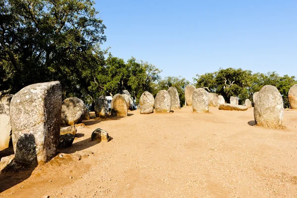 Cromlech of Almendres near Evora, Alentejo, Portugal — Stock Photo, Image