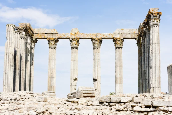 Romerska tempel diana, evora, alentejo, portugal — Stockfoto