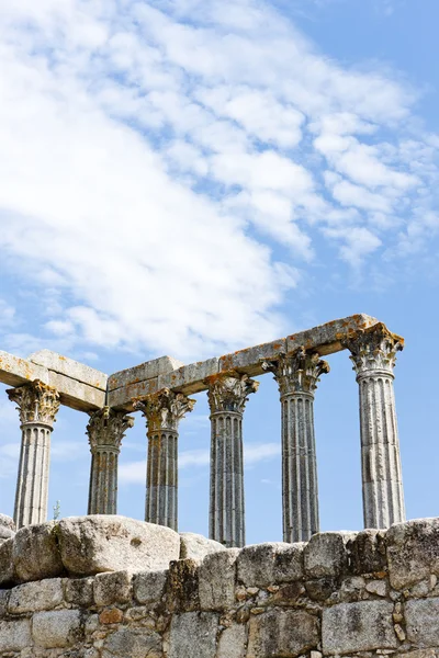 Romerska tempel diana, evora, alentejo, portugal — Stockfoto