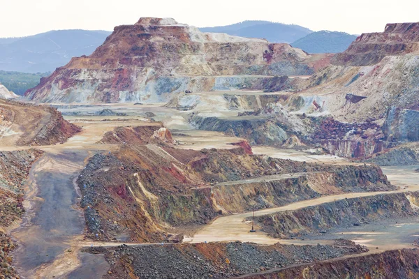 Kupfermine, minas de riotinto, Andalusien, Spanien — Stockfoto