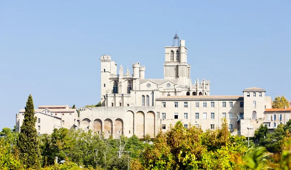 Saint-Nazaire cathedral, Beziers, Languedoc-Roussillon, France — Stock Photo, Image