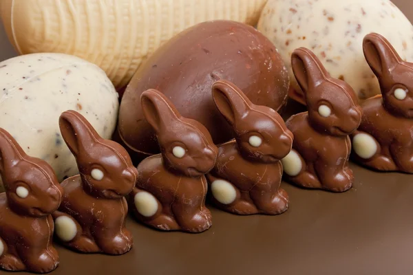 Пасхальный шоколад — стоковое фото