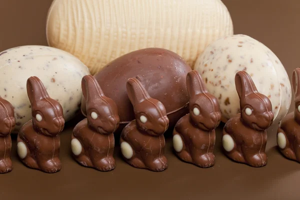Пасхальный шоколад — стоковое фото