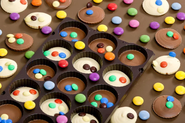 Csendélet csokoládé kisokos — Stock Fotó
