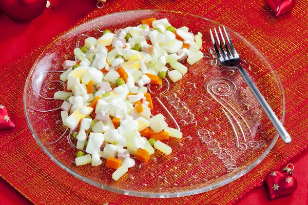 Традиційні Різдвяний Чеська картопляний салат — стокове фото
