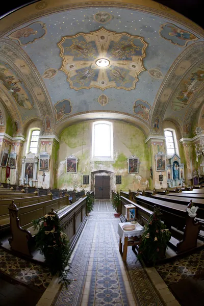 Interior de la iglesia, Orlicke Zahori, República Checa —  Fotos de Stock