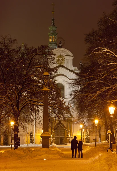 Kyrkan av antagandet, Prag, Tjeckien — Stockfoto