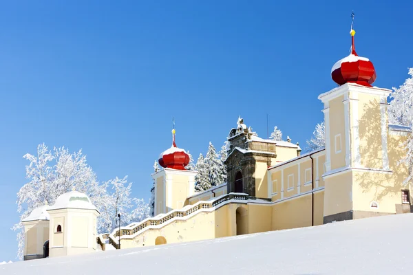 Гора Пресвятой Богородицы, Краликский монастырь, Чехия — стоковое фото