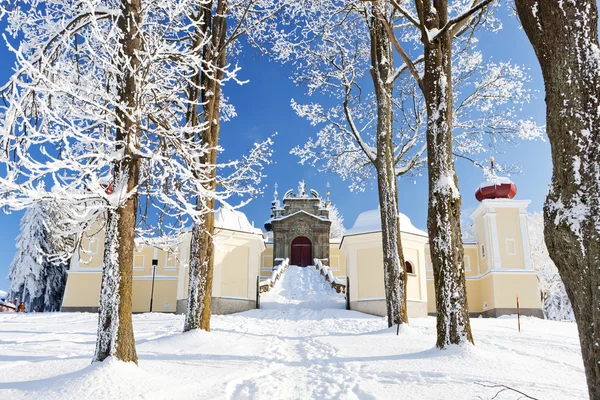 Mountain of Mother of God, Kraliky Monastery, Czech Republic — Stock Photo, Image
