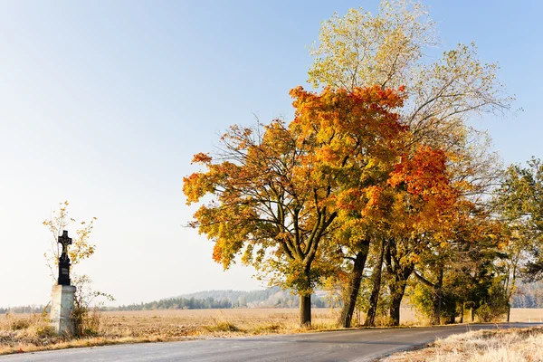 Herbstliche Landschaft, Tschechische Republik — Stockfoto