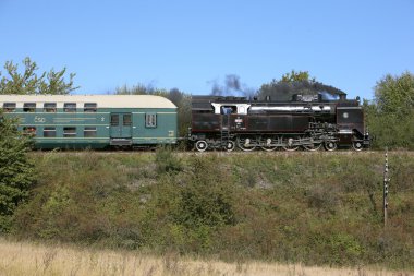 buhar tren, luzna u rakovnika - praha, Çek Cumhuriyeti