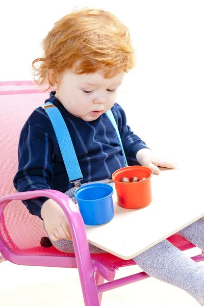 stock image Playing little boy