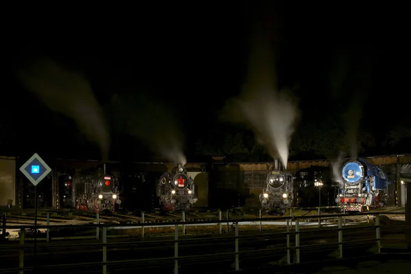 Eisenbahnmuseum, Luzna u rakovnika, Tschechische Republik — Stockfoto