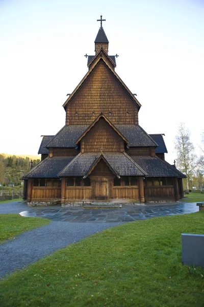 Kerk, heddal, Noorwegen — Stockfoto
