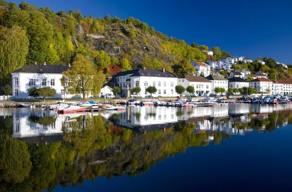 Harbour of Risor, Norway — Stock Photo, Image
