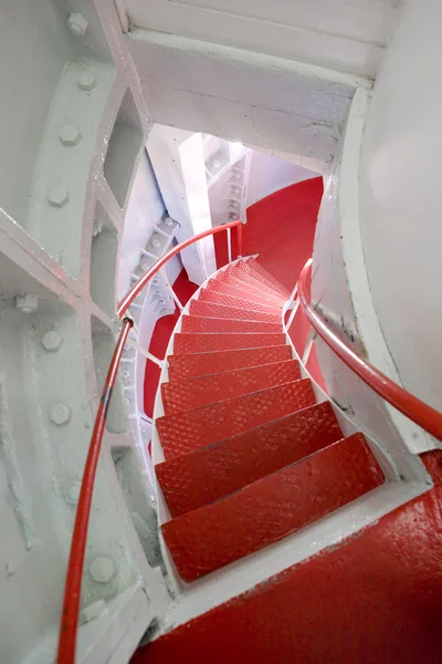 Лестница маяка, Линдеснес, Норвегия — стоковое фото