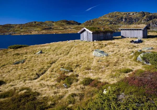 Pasmo górskie w pobliżu szczytu urdvassheii, Norwegia — Zdjęcie stockowe