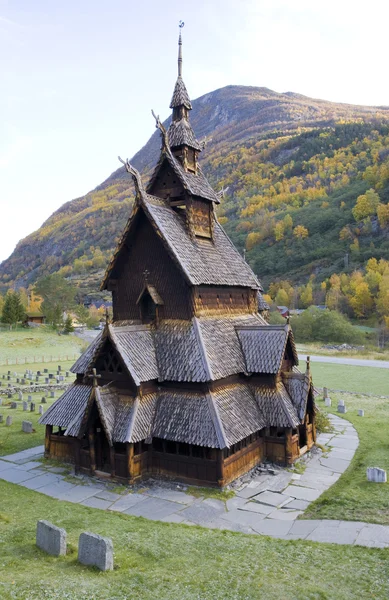 Borgund stavkirke, norwegen — Stockfoto