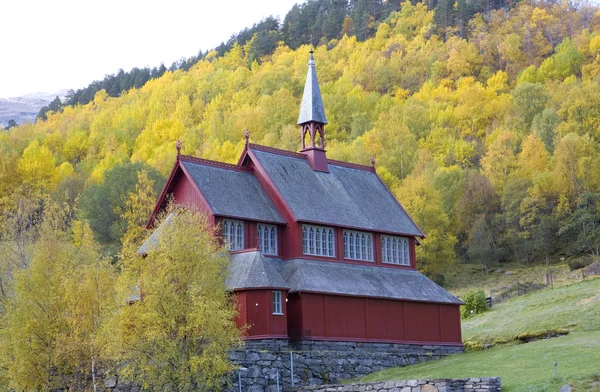 Borgund stavkirke, Norveç — Stok fotoğraf