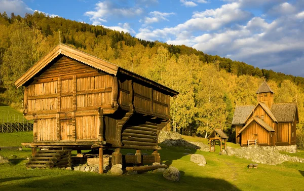 Uvdal Stavkirke, Norvegia — Foto Stock