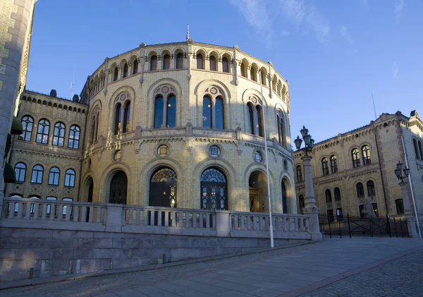 Stortinget (의회), 오슬로, 노르웨이 — 스톡 사진