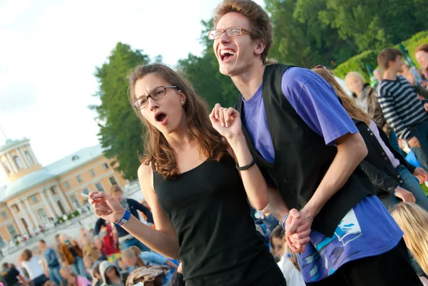 Open-air music festival — Stock Photo, Image