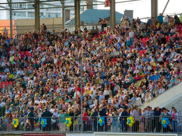 stock image Crowd on the city stadium