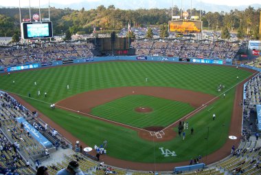 Dodger Stadium - Los Angeles Dodgers clipart