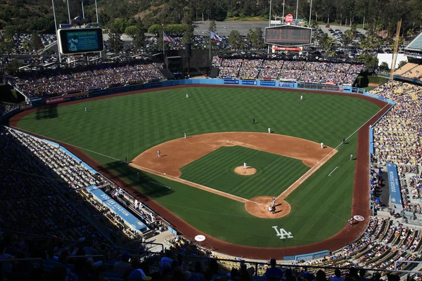 Estádio Dodger - Los Angeles Dodgers Fotos De Bancos De Imagens