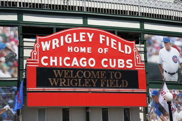 Estadio Wrigley field - cachorros de chicago — Foto de Stock