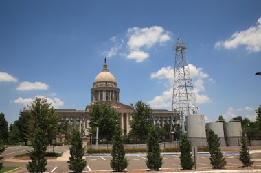 Oklahoma City State Capitol Building clipart