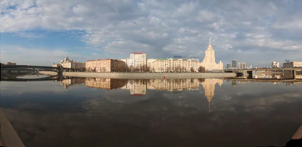 stock image Smolensk quay