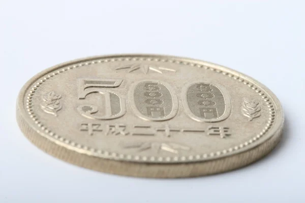 500 японских монет — стоковое фото