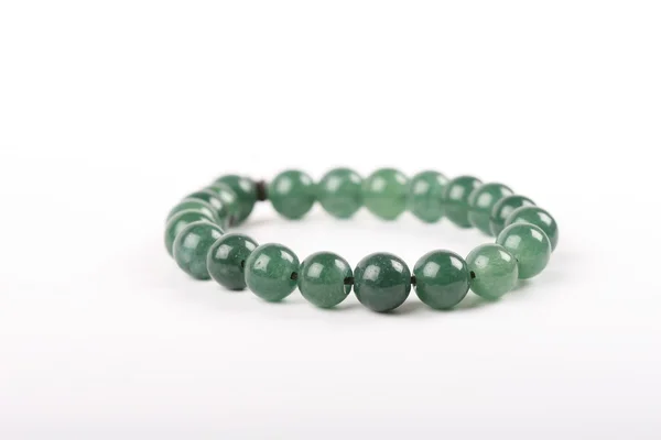 Isolated jade necklace — Stock Photo, Image