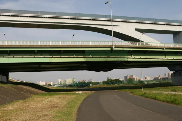 Мост и архитектура — стоковое фото