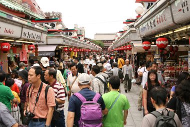 Tokyo 'daki Sensoji Tapınağı.