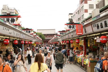 Tokyo 'daki Sensoji Tapınağı.