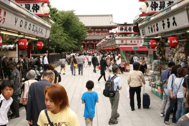 Tokyo 'daki Sensoji Tapınağı.