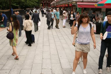 Tokyo 'daki Sensoji Tapınağı.