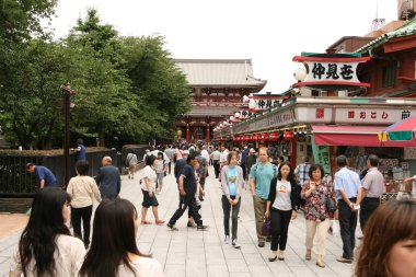 Tokyo 'daki Sensoji Tapınağı.