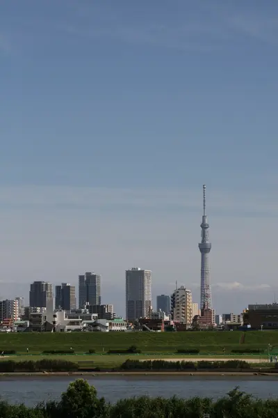 stock image Tokyo sky tree under cloudy sky