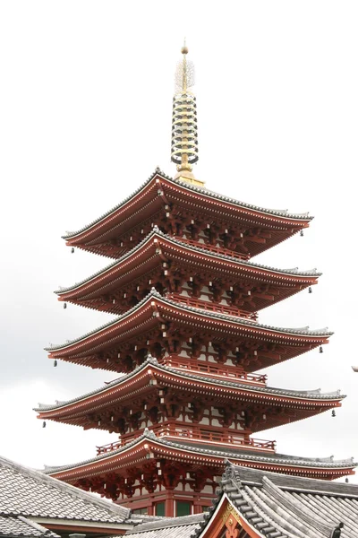 Храм Сенсодзи в Токио — стоковое фото